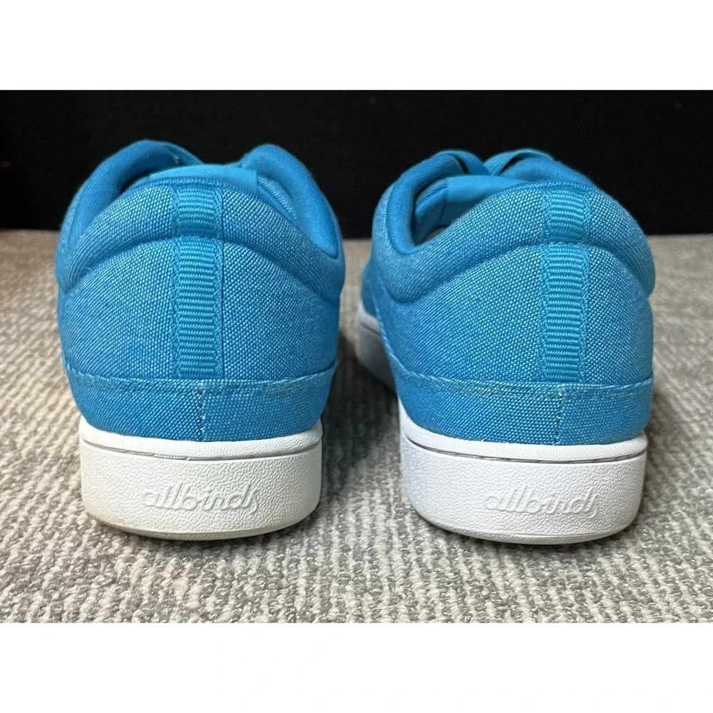 Allbirds Shoes‎ Mens Size 12 Blue Organic Cotton Low Top Lace Up Casual Sneakers